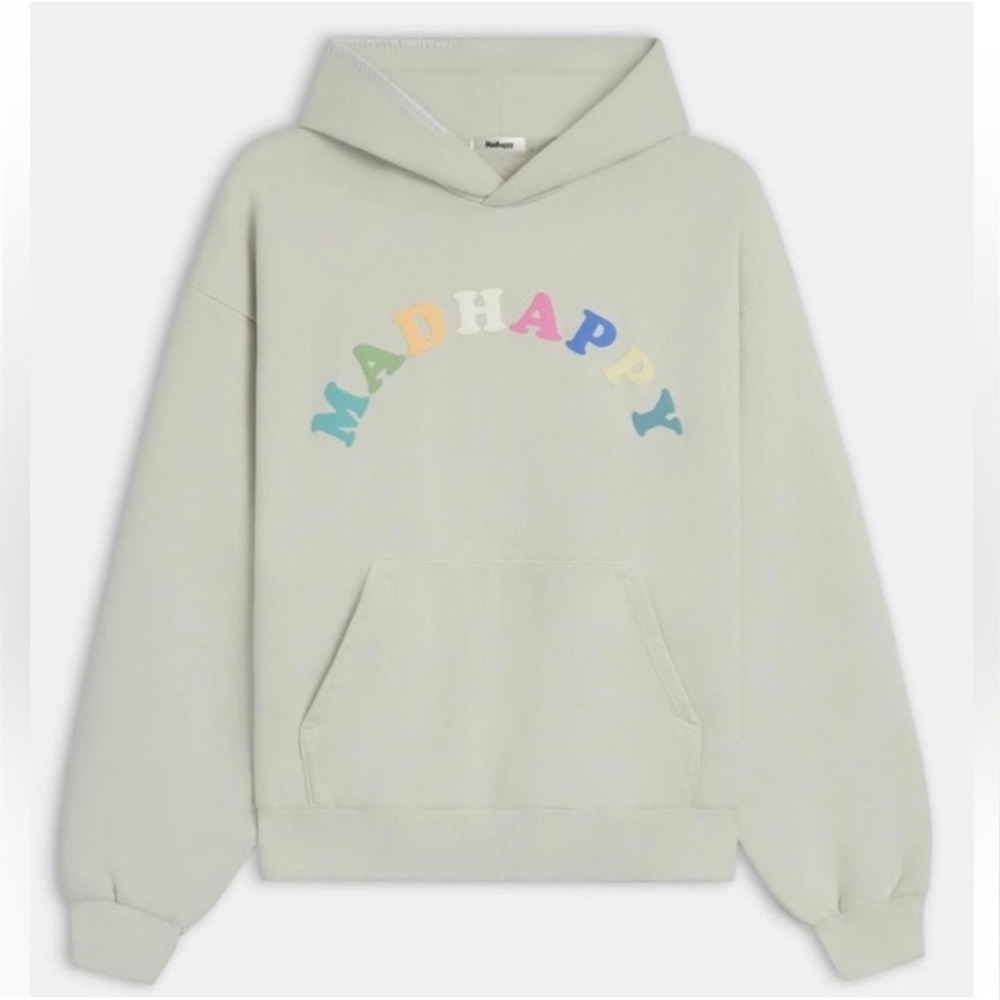Madhappy Pastels French Terry Hoodie in Light Green